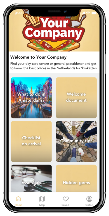 Bedrijven met expats - tegels